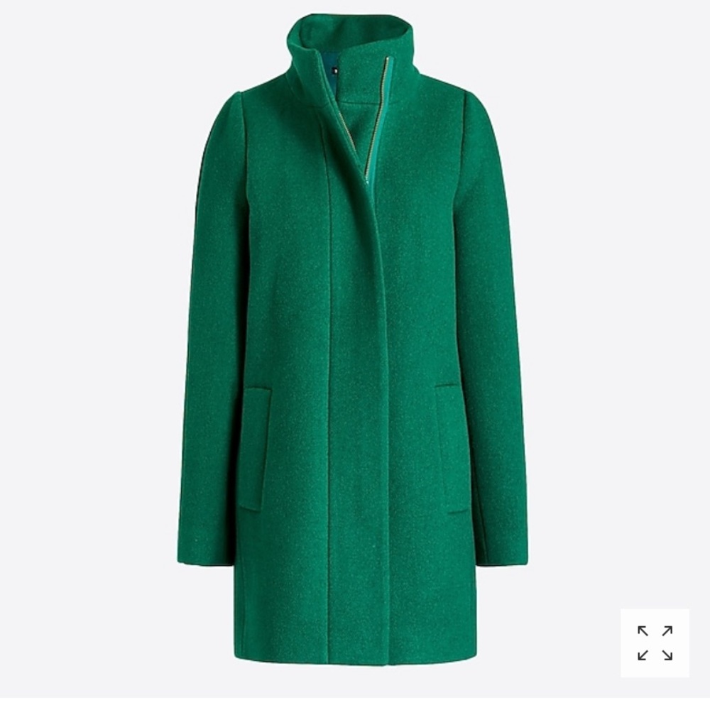 NWOT J. Crew City Coat - Size 4
